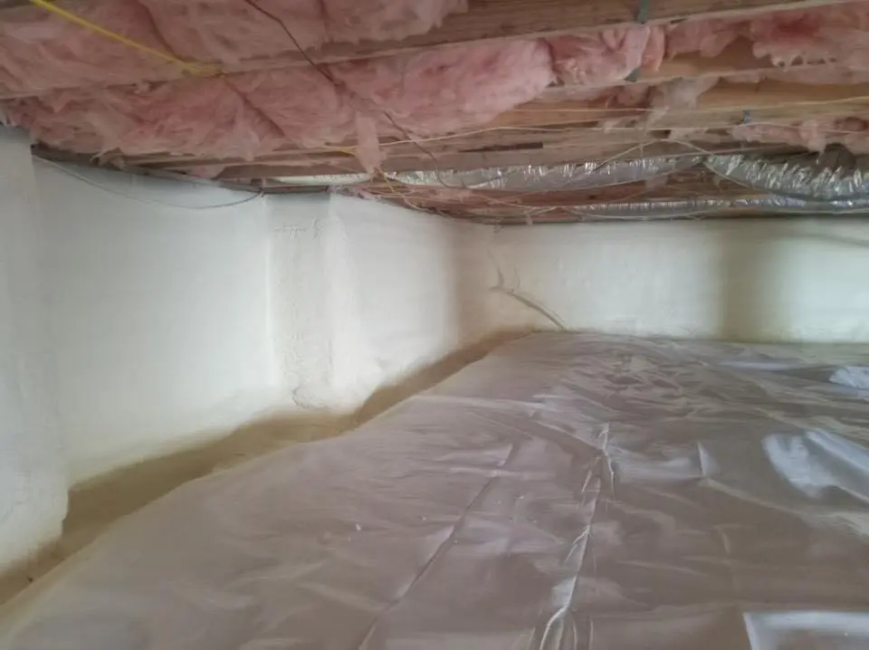 Crawl space encapsulation with closed-cell spray foam for Roof Maintenance in Lake Villa